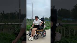 paraplegia patients with spinal cord injury electric wheelchair [upl. by Ainevuol]