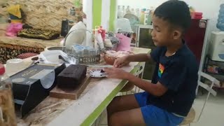 Unboxing brownies amanda untuk sarapan [upl. by Weyermann]