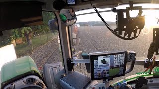 Kompost streuen mit SDAgrar Teil 3 Cabview Fendt 828 Vario  Streumaster UW 218 TD [upl. by Ativahs]