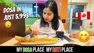 Best Dosa in Toronto GTA in 599 MY DOSA PLACE MY ROTI PLACE Mississauga dosa foodvlog food [upl. by Aubyn]