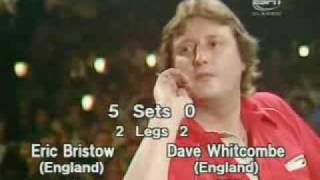 Eric Bristow v Dave Whitcombe  1986 Embassy Darts  Final Leg [upl. by Kerk884]