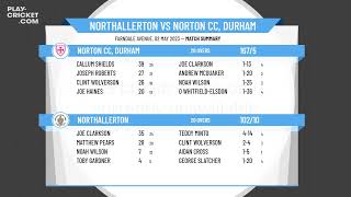 North Yorkshire amp South Durham CL  Ken Welsh  Northallerton CC 2nd XI v Norton CC Durham 2nd XI [upl. by Noeled117]