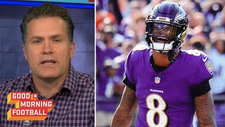 GMFB  quotLamar Jackson is a magicianquot  Kyle excited by Ravens QB run in win over Bengals 3534 [upl. by Elacsap]