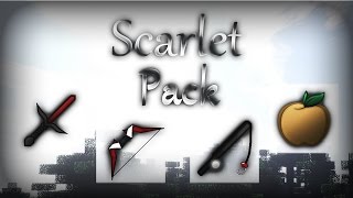 Minecraft PvP Texture Pack  Red Scarlet UHC Pack 512x [upl. by Inafetse271]