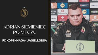 Konferencja po meczu FC Kopenhaga  Jagiellonia 12 [upl. by Emmer53]