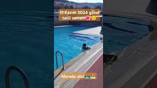 MERADA OTEL KIŞ TATİLİ 🌺🏖️🏝️☺️ beach travel music edm love [upl. by Kaufmann]