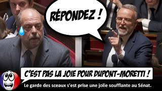 Éric DupontMoretti se fait GUEULER DESSUS par un sénateur et ça le défrise [upl. by Kirkpatrick]