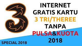 INTERNET GRATIS KARTU TriThree OPOK 2018 Baru [upl. by Tneciv]