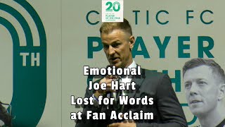 Emotional Joe Hart Lost for Words at Fan Acclaim  20th Celtic Player of the Year Awards  120524 [upl. by Niamert]