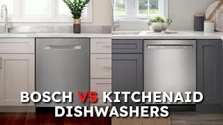 Bosch vs KitchenAid Dishwashers Which is Better [upl. by Ariek]