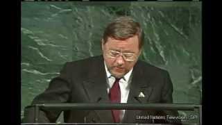 Address by Vytautas Landsbergis before the United Nations General Assembly 17 September 1991 [upl. by Adlemi355]