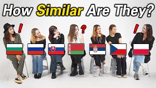 Slavic Languages l 7 Slavic Countries Can they understand Each Others [upl. by Pavlish]