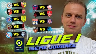 MES 9 PRONOSTICS LIGUE 1  PSGNANTES  RENNESMONACO  LORIENTMARSEILLE [upl. by Fita]