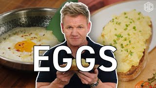 Gordon Ramsay Makes Scrambled and Fried Eggs  Cooking With Gordon  HexClad [upl. by Enimsay]