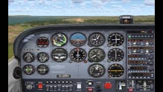 FSX Tutorial ILS Approach amp Landing [upl. by Ariaic]