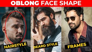 best haircut for rectangular face  best hairstyle for oblong face male  top 3 hairstyles in 2023 [upl. by Itnahs]