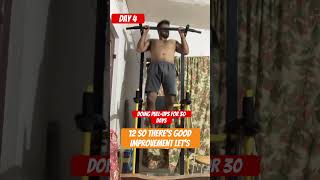 Pullups everyday for 30 days pullups davidgoggins [upl. by Francesca]