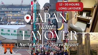 long 1220 hours night layover at Narita Airport vlog top things to do nearby  hourly hotels [upl. by Magdalena]