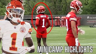 The Kansas City Chiefs Rookie Minicamp Is INSANE Xavier Worthy FIRST LOOK Minicamp Highlights [upl. by Eiznikam605]