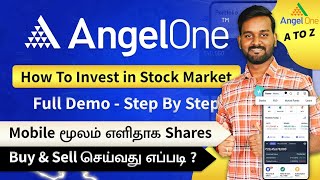 How to Use Angel One App in Tamil  How to Buy amp Sell Stocks in Angel One  Invest in Share Market [upl. by Oenire]