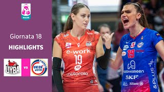 Busto Arsizio  Pinerolo  Highlights  18 Giornata Campionato 2324  Lega Volley Femminile [upl. by Ahseryt]