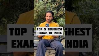 Top 5 toughest exams in India youtubeshorts shorts toughestexam trendingshorts viralshort [upl. by Becker]