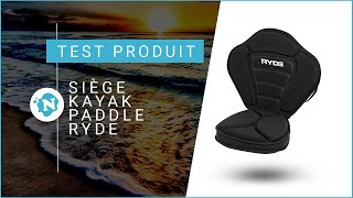 Test produit  Siège kayak paddle Ryde  Nautigamescom [upl. by Hana]