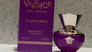 VERSACE DYLAN PURPLE PERFUME  UNBOXING MY NEW PERFUME [upl. by Haleemaj]