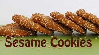 Easy Cookie Recipe  Tahini Cookies  The Frugal Chef [upl. by Edithe]