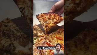 6 inch pizza making streetfood trending virlytshortsvideo pizza [upl. by Wendi]