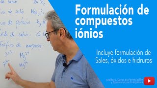 Formulación de compuestos iónicos binarios FORMULACIÓN INORGÁNICA 6 [upl. by Wade]