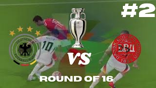 Germany vs Denmark EURO 24 Round of 16 Match 2 [upl. by Enehpets]