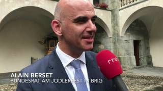 Alain Berset am eidgenössischen Jodlerfest BrigGlis [upl. by Survance]