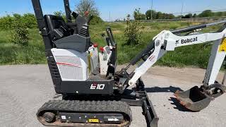 52183  2022 BOBCAT E10 MINI EXCAVATOR [upl. by Yasmine]