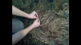 Ghillie Suit selber bauen  Jute anbringen [upl. by Joshua]