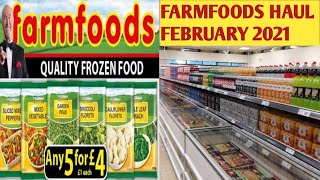 FARMFOODS HAUL FEBRUARY 2021  Farmfoods Store Tour Farmfoods Grocery [upl. by Nadia]