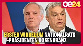 Treffen mit Orbán Wirbel um Nationalratspräsident Rosenkranz [upl. by Thibaut123]