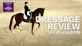 The Dressage battle for Tokyo2020 at the FEIEuros2019  Dressage Review  Equestrian World [upl. by Margalit803]