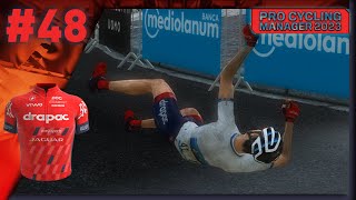 FINAL CORNER CRASH 48  Pro Cycling Manager 2023 Career Mode [upl. by Sverre]