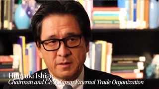 Interview with Hiroyuki Ishige Chairman and CEO of JETRO [upl. by Corinne]