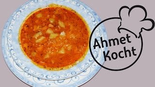 Rezept Bulgursuppe  AhmetKocht  türkisch kochen  Folge 149 [upl. by Anurb321]