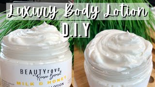 How to Make Homemade Body Moisturizer  Beginner DIY LUXURY Body Lotion [upl. by Damal]