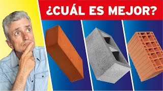 👷 3 Tipos de LADRILLO 👌Cuál es Mejor para la Construcción de Casas [upl. by Garrek774]