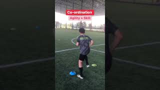 Coordination  Agility  Skills💯♨️shorts ytshorts shortvideo football soccer coordination [upl. by Aehc762]