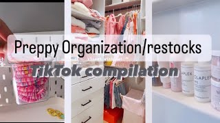 Preppy organizationRestock 🪴⚡️Tiktok Compilation  4 [upl. by Merilee]