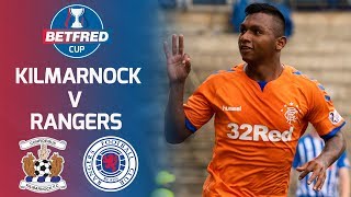 Kilmarnock 13 Rangers  Morelos Hits Perfect Hattrick  Betfred Cup Round 2 [upl. by Namrej]