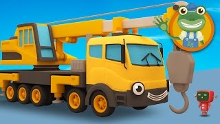 Caroline The Crane Visits Geckos Garage  Crane For Kids [upl. by Amias722]