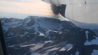 Air Iceland Fokker 50 ReykjavikAkureyri Safety Takeoff Inflight Landing NV120 [upl. by Uhp50]