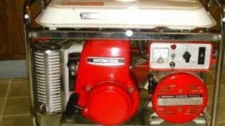 Honda E1500 Generator Owners Manual [upl. by Grindle]