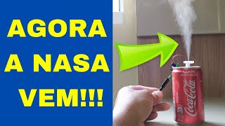 umidificador de ar ultrassônico portátil fiz com lata de refrigerante [upl. by Deenya]